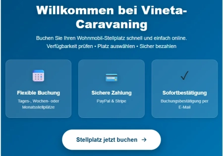Wohnmobilstellplatz Online buchen – mit Meldeschein, Strom & Zutritt aus einer Hand: Geht das auch günstig?