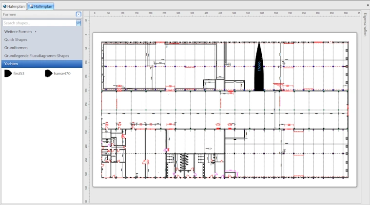  Grafischer Hallenplan für Winterlager – Drag & Drop in der Marina Software