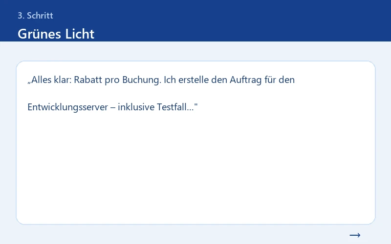 3. Grünes Licht